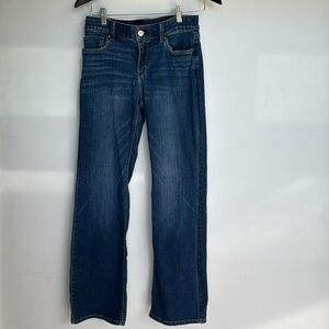 Mid-Rise Bootcut Jeans- women’s Petite size 6, White House Black Market